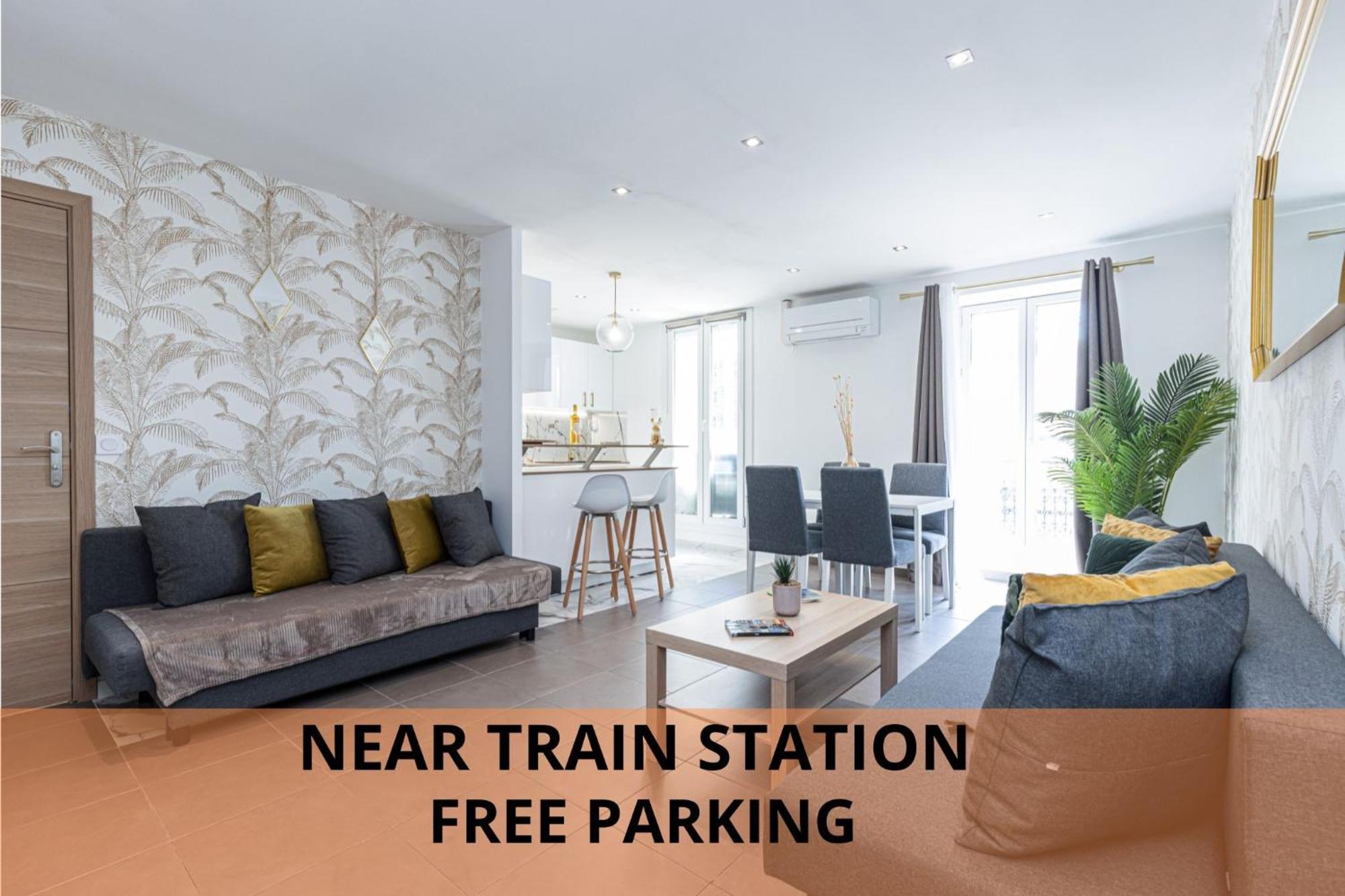 La Casa Reine Jeanne- Pres De La Gare - Wifi - Parking - Neuf Et Confort * Nice